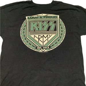 KISS band t shirt